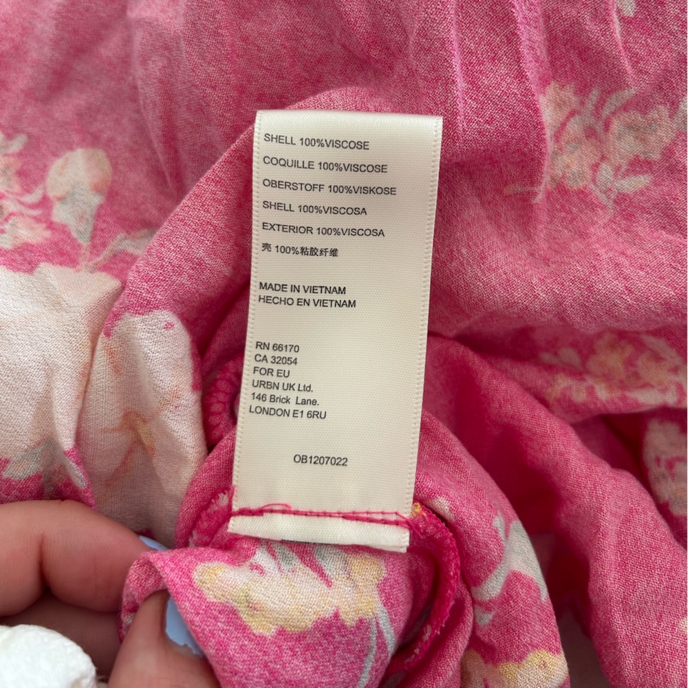 Free People Tate Tunic Retro Mini Dress in Lollipop Combo Pink - Picture 11 of 11